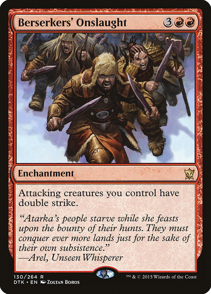 Berserker's Onslaught 130 (Dragons of Tarkir)  | Chromatic Games