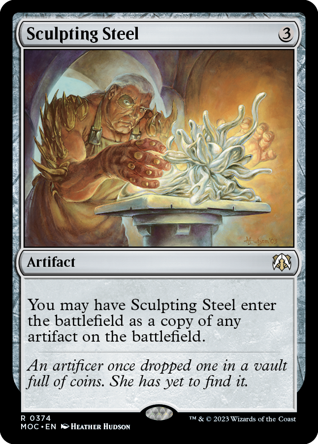 Sculpting Steel [March of the Machine Commander] | Chromatic Games