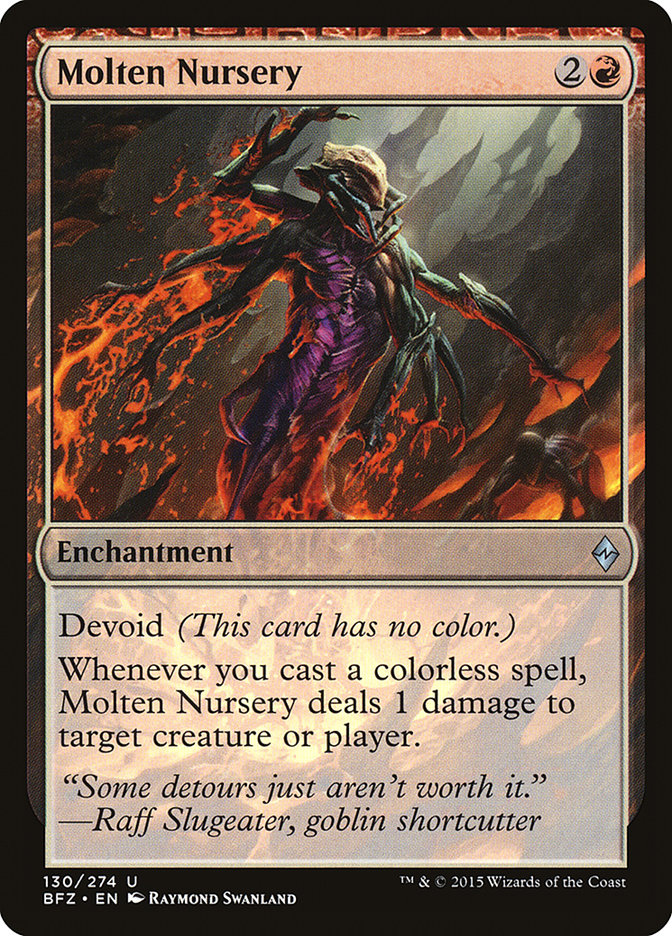 Molten Nursery 130/274 (Battle for Zendikar)  | Chromatic Games