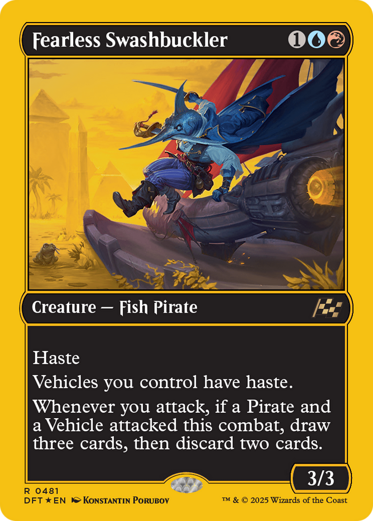 Fearless Swashbuckler (First-Place Foil) [Aetherdrift] | Chromatic Games