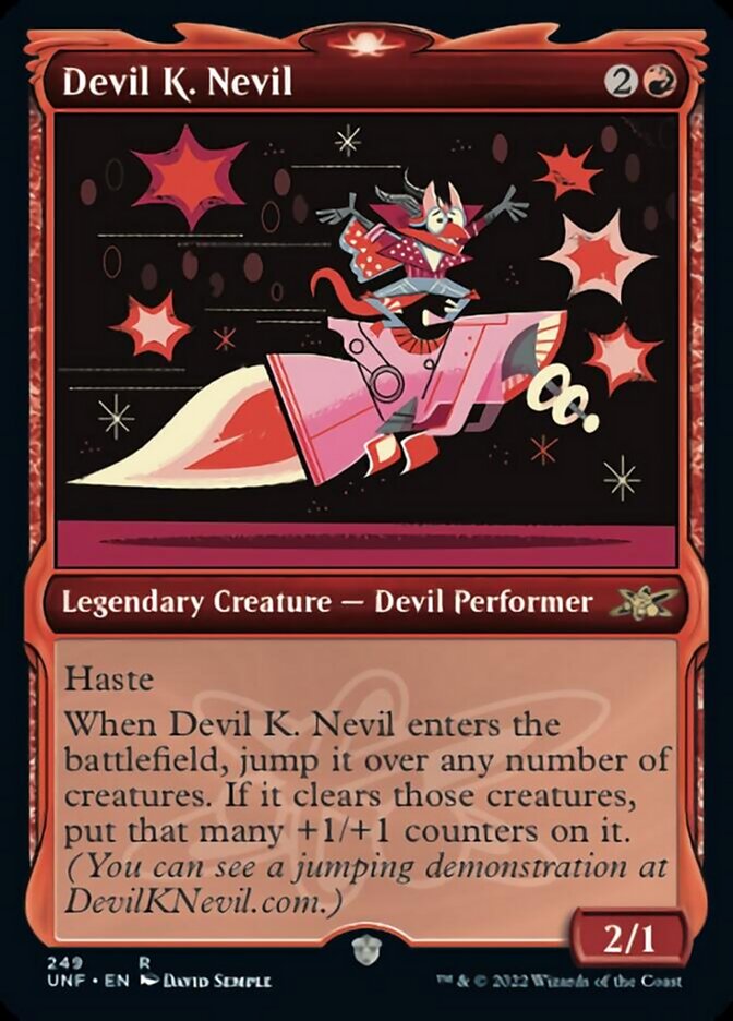 Devil K. Nevil (Showcase) [Unfinity] | Chromatic Games