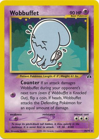 Wobbuffet (35/75) [Neo Discovery Unlimited] | Chromatic Games