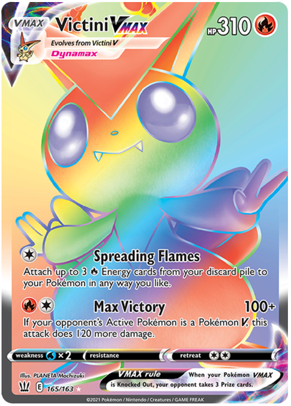 Victini VMAX (165/163) [Sword & Shield: Battle Styles] | Chromatic Games