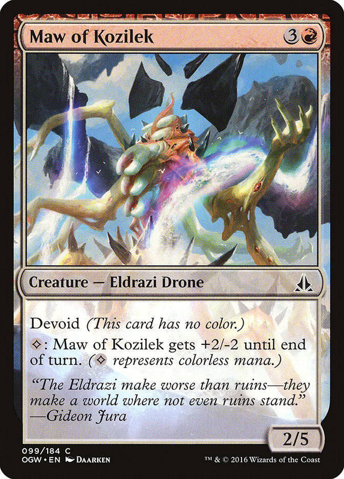 Maw of Kozilek 99/184 (Oath of the Gatewatch)  | Chromatic Games