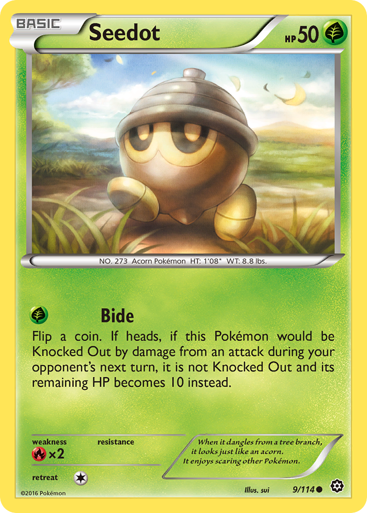 Seedot (9/114) [XY: Steam Siege] | Chromatic Games