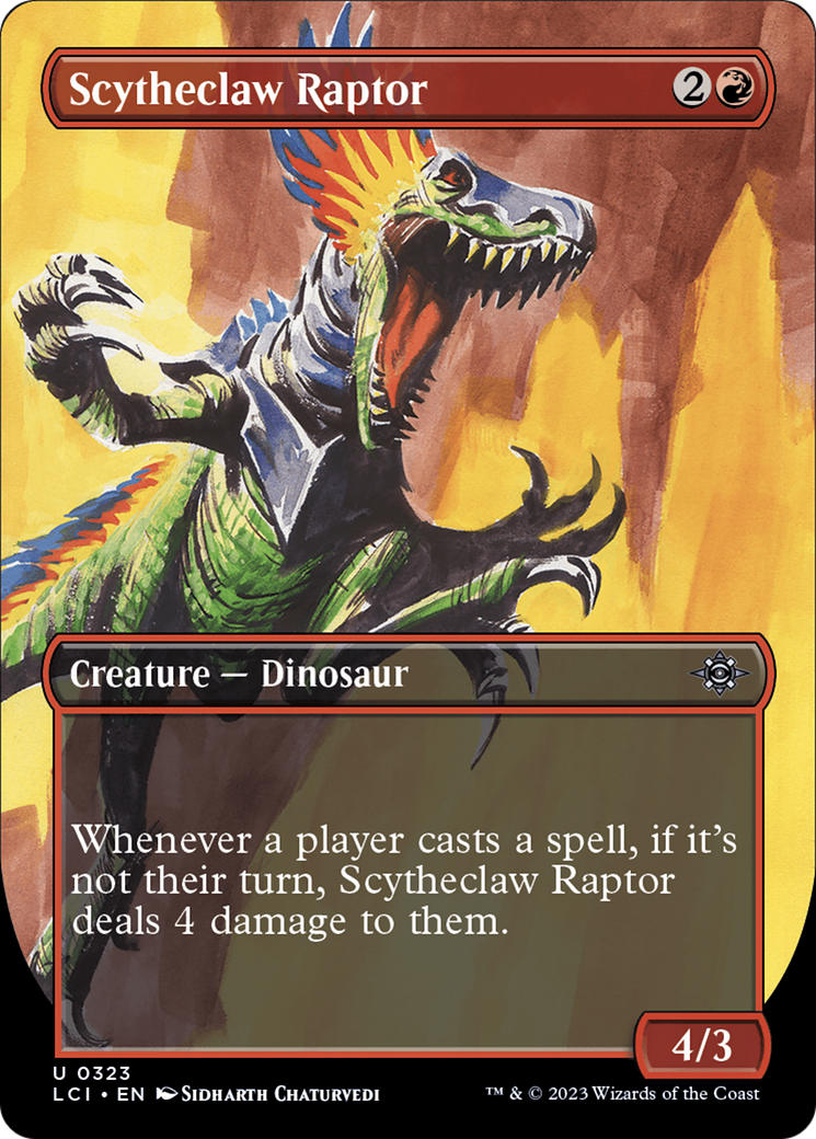 Scytheclaw Raptor (Borderless) [The Lost Caverns of Ixalan] | Chromatic Games