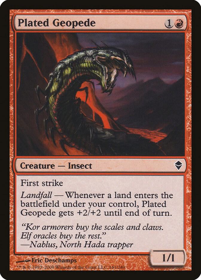 Plated Geopede 141/249 (Zendikar)  - Foil | Chromatic Games
