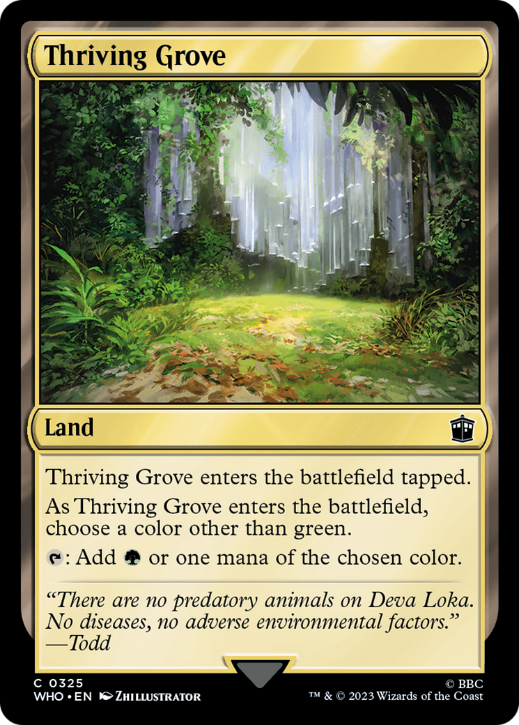 Thriving Grove [Doctor Who] | Chromatic Games