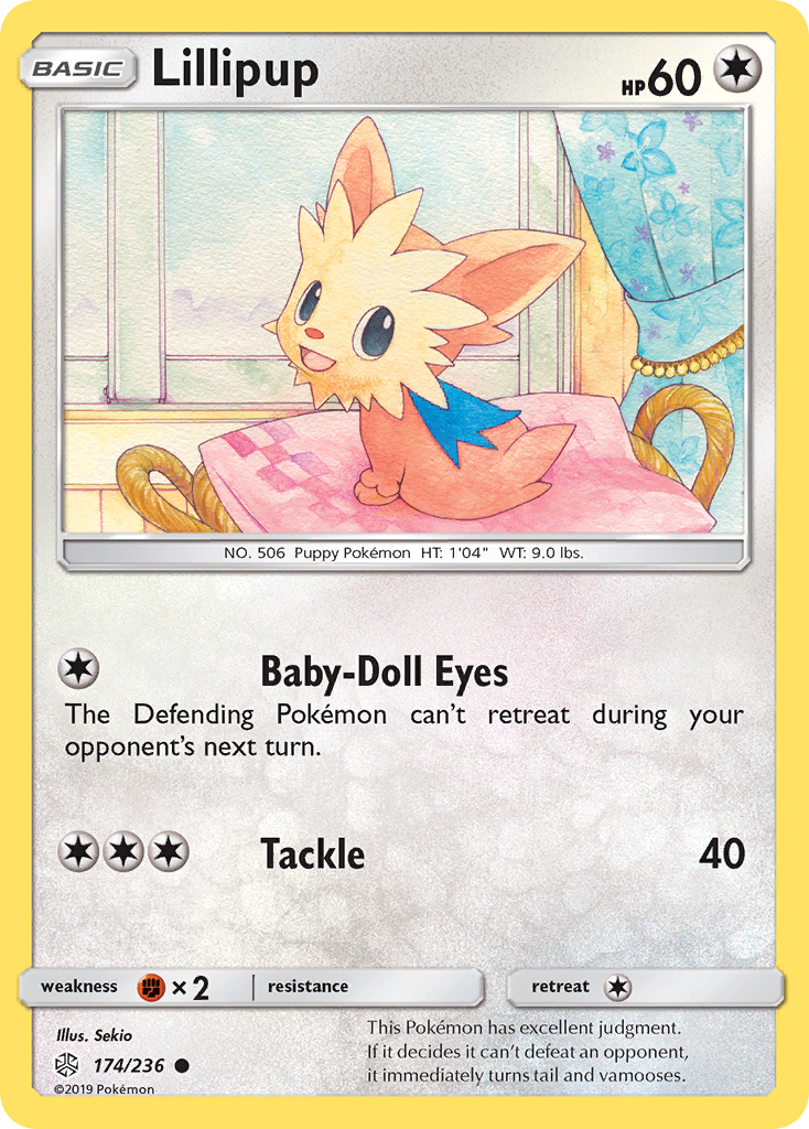 Lillipup (174/236) [Sun & Moon: Cosmic Eclipse] | Chromatic Games