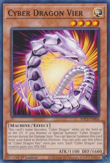 Cyber Dragon Vier [SDCS-EN006] Common | Chromatic Games