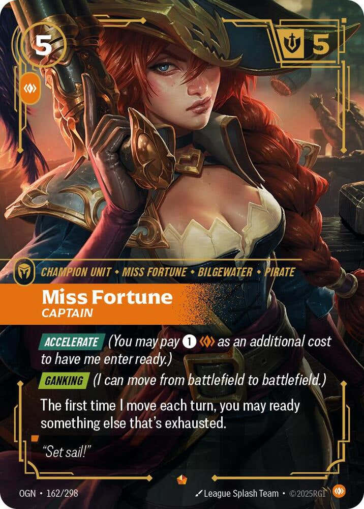 Miss Fortune - Captain 162/298 (Origins)  - Foil | Chromatic Games
