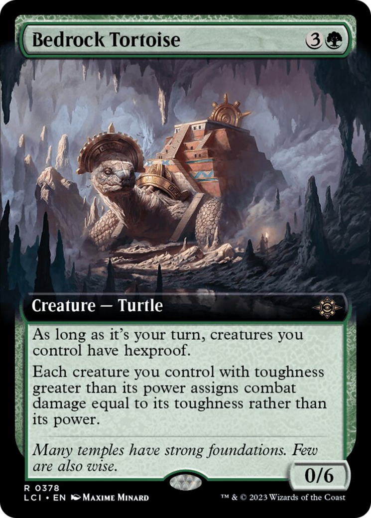 Bedrock Tortoise (Extended Art) [The Lost Caverns of Ixalan] | Chromatic Games