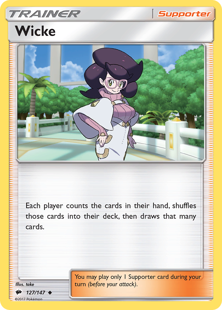 Wicke (127/147) [Sun & Moon: Burning Shadows] | Chromatic Games