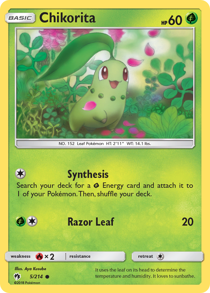 Chikorita (5/214) [Sun & Moon: Lost Thunder] | Chromatic Games