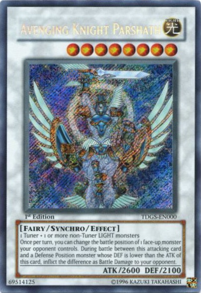 Avenging Knight Parshath [TDGS-EN000] Secret Rare | Chromatic Games