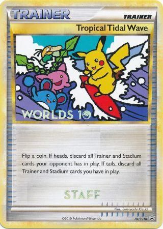 Tropical Tidal Wave (HGSS18) (Staff) [HeartGold & SoulSilver: Black Star Promos] | Chromatic Games