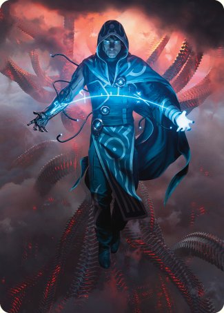 Jace, the Perfected Mind Art Card [Phyrexia: All Will Be One Art Series] | Chromatic Games