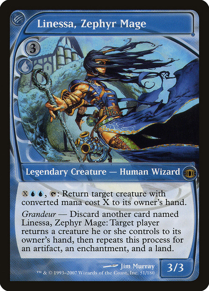 Linessa, Zephyr Mage 51/180 (Future Sight)  | Chromatic Games