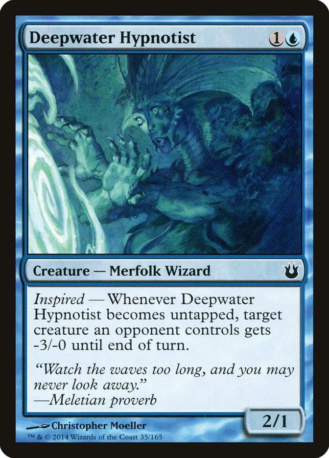 Deepwater Hypnotist 35/165 (Born of the Gods)  | Chromatic Games