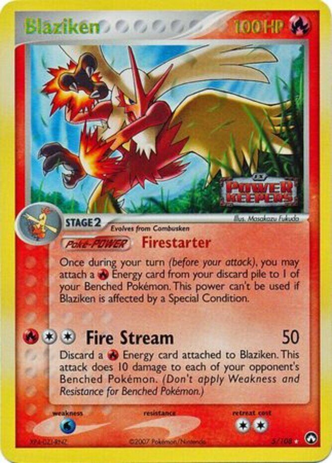 Blaziken (5/108) (Stamped) [EX: Power Keepers] | Chromatic Games