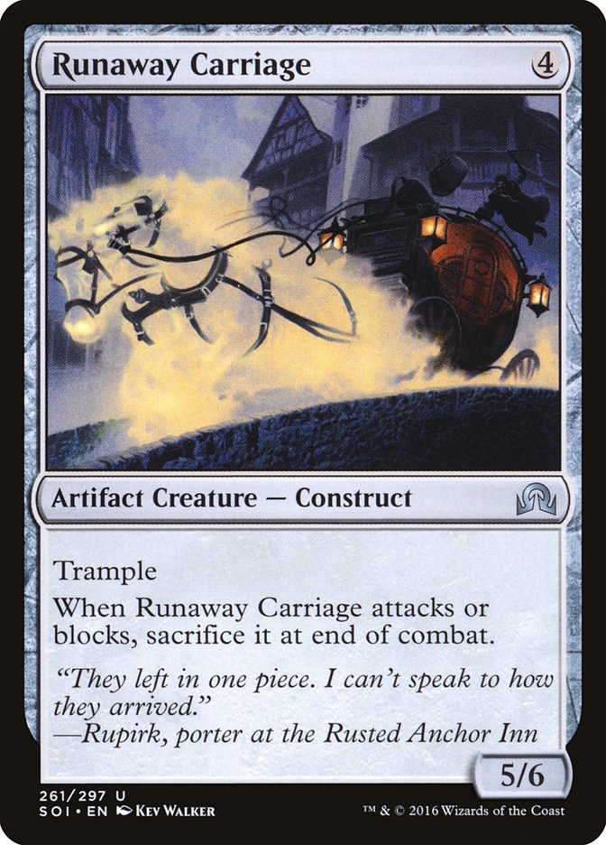Runaway Carriage 261/297 (Shadows over Innistrad)  | Chromatic Games