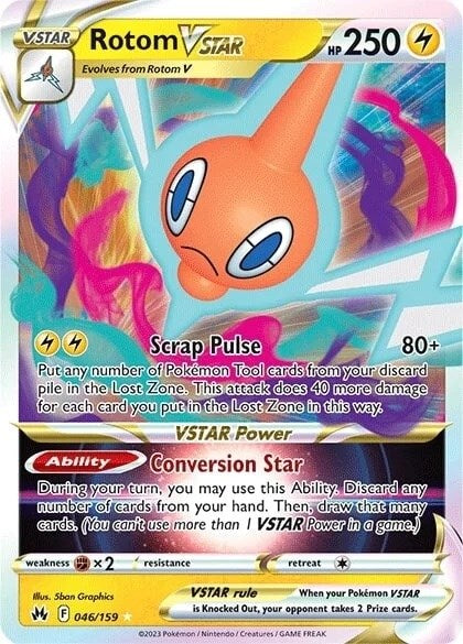 Rotom VSTAR (046/159) [Sword & Shield: Crown Zenith] | Chromatic Games