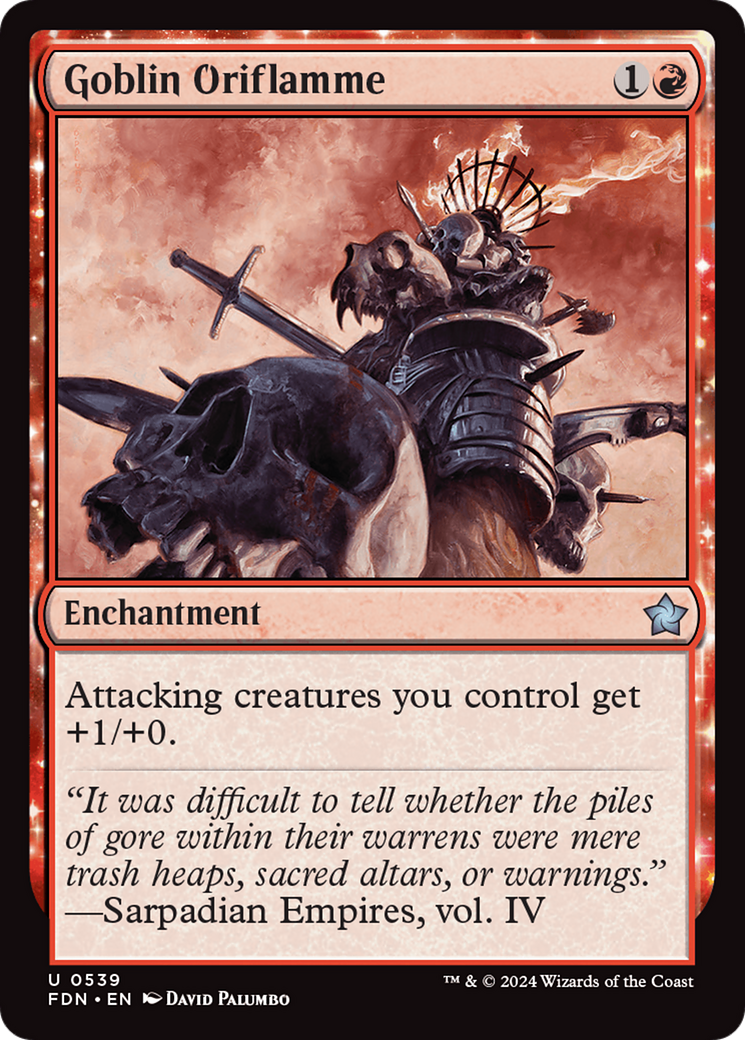 Goblin Oriflamme [Foundations] | Chromatic Games