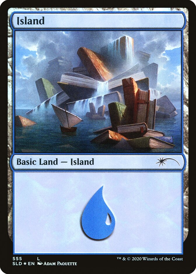 Island (Well Read) (555) [Secret Lair Drop Promos] | Chromatic Games