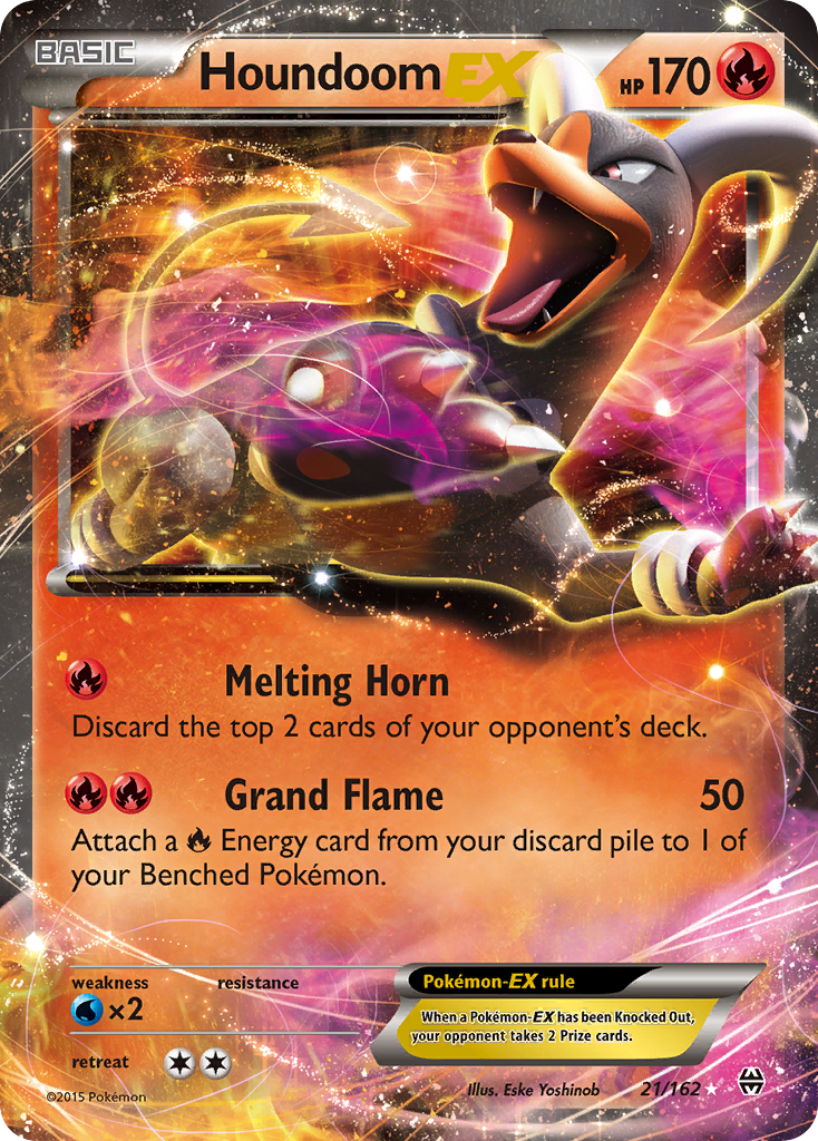 Houndoom EX (21/162) [XY: BREAKthrough] | Chromatic Games