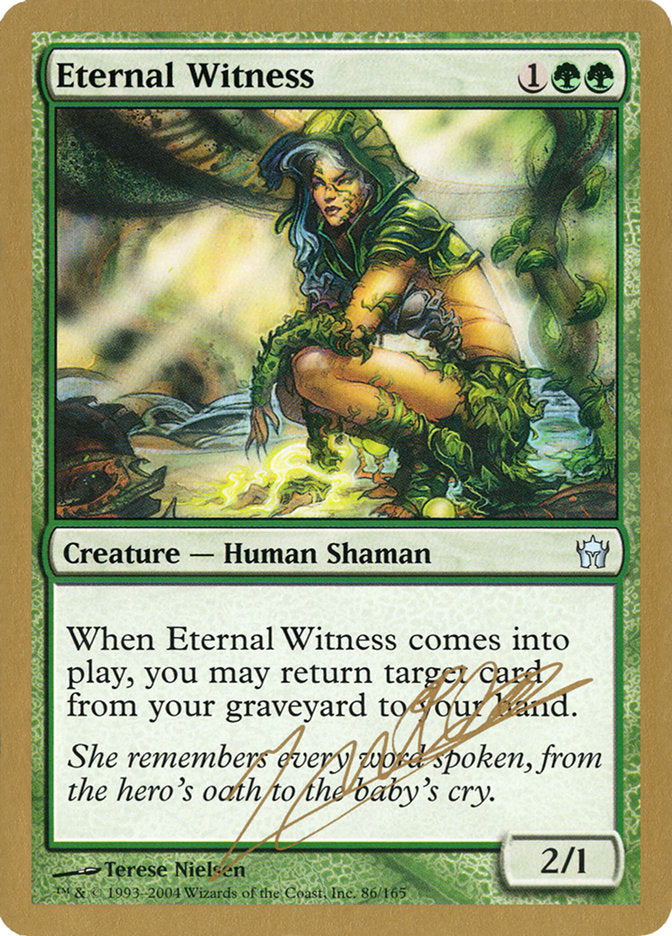 Eternal Witness (Julien Nuijten) [World Championship Decks 2004] | Chromatic Games