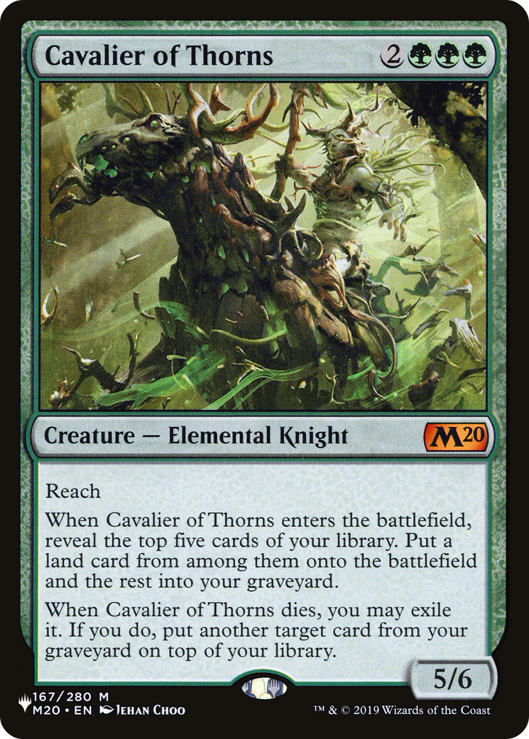 Cavalier of Thorns [The List] | Chromatic Games