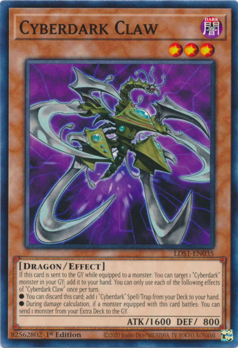Cyberdark Claw [LDS1-EN035] Common | Chromatic Games