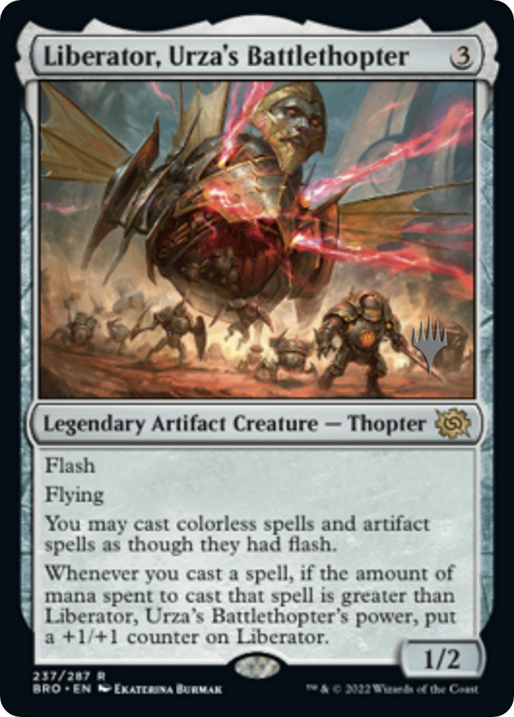 Liberator, Urza's Battlethopter (Promo Pack) [The Brothers' War Promos] | Chromatic Games