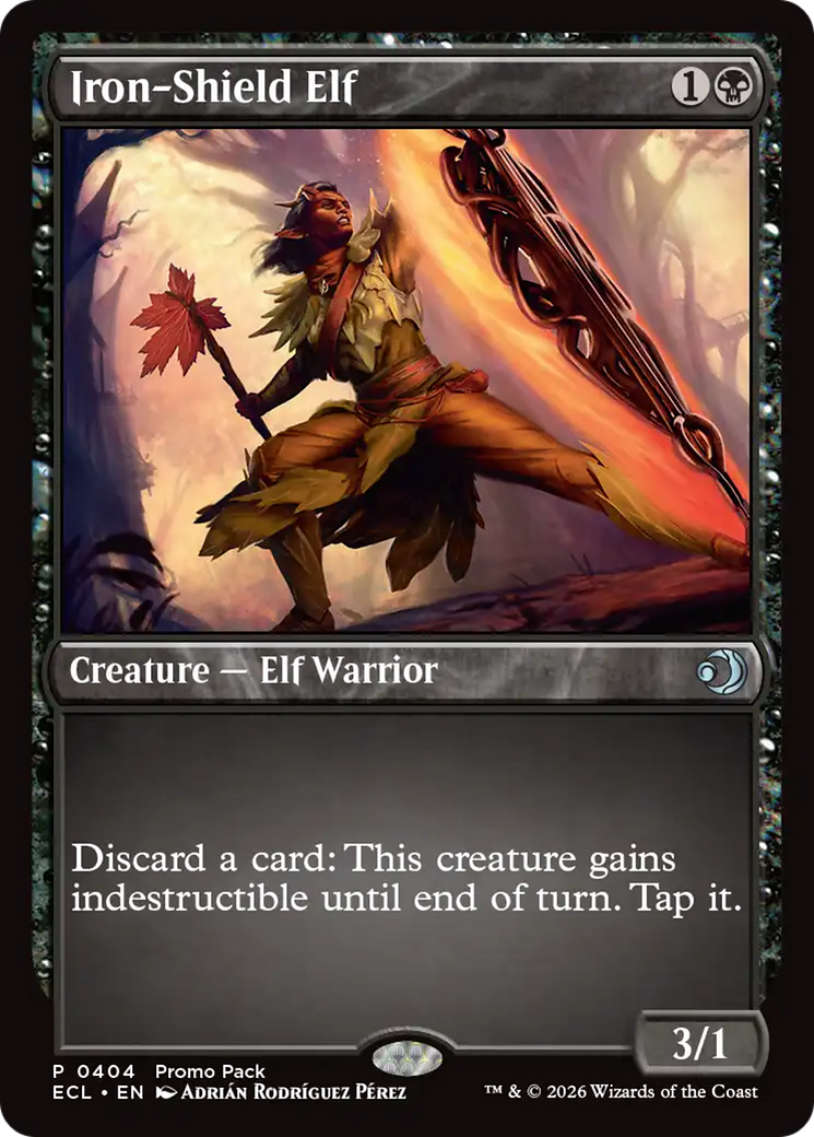 Iron-Shield Elf [Lorwyn Eclipsed Promos] | Chromatic Games