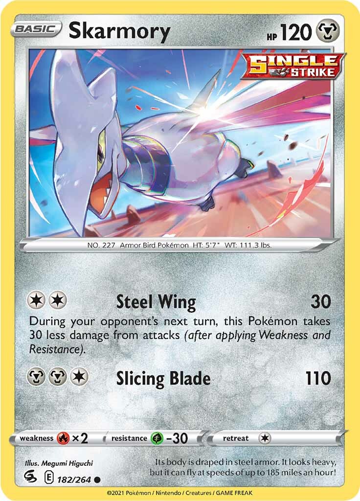 Skarmory (182/264) [Sword & Shield: Fusion Strike] | Chromatic Games