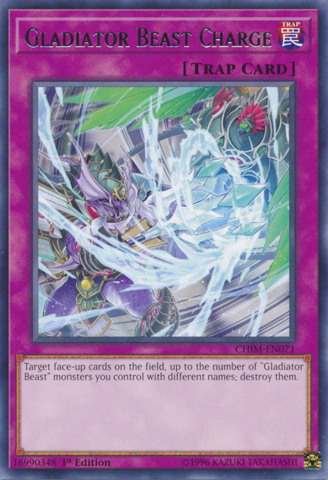 Gladiator Beast Charge [CHIM-EN071] Rare | Chromatic Games