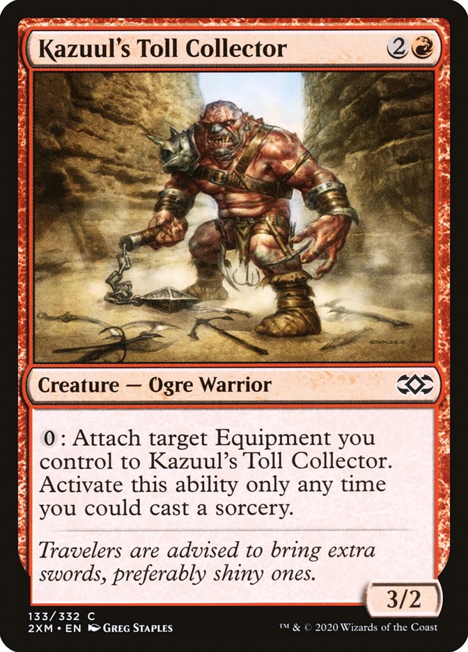 Kazuul's Toll Collector 133/332 (Double Masters)  - Foil | Chromatic Games