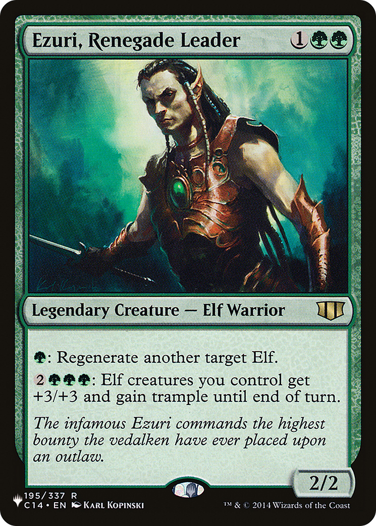 Ezuri, Renegade Leader [The List] | Chromatic Games