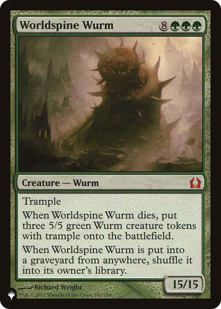 Worldspine Wurm [The List] | Chromatic Games