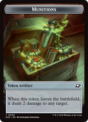 Robot // Munitions Double-Sided Token [Edge of Eternities Tokens] | Chromatic Games