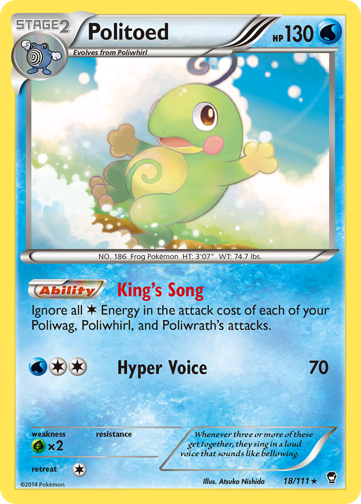 Politoed (18/111) [XY: Furious Fists] | Chromatic Games
