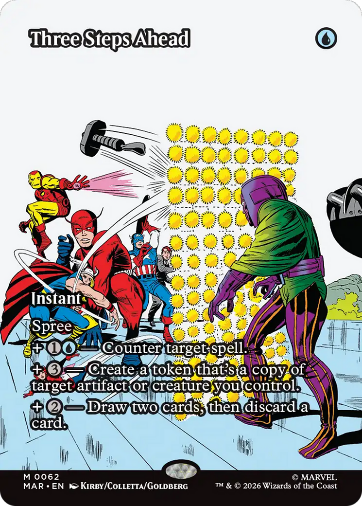 Three Steps Ahead (Borderless) [Marvel Universe: Eternal-Legal] | Chromatic Games