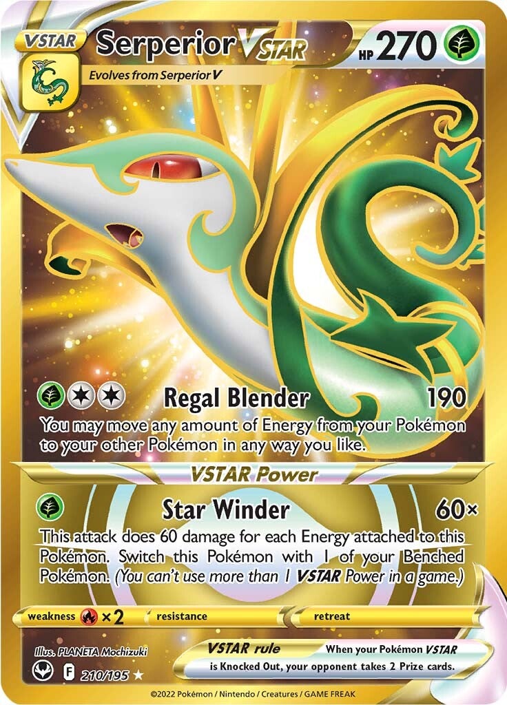 Serperior VSTAR (210/195) [Sword & Shield: Silver Tempest] | Chromatic Games