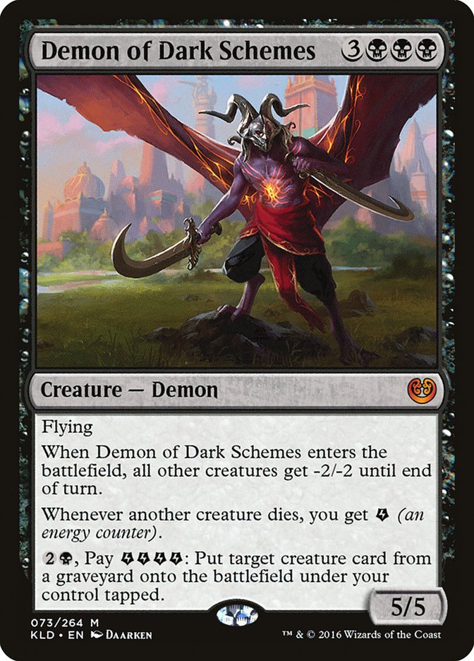 Demon of Dark Schemes [Kaladesh] | Chromatic Games