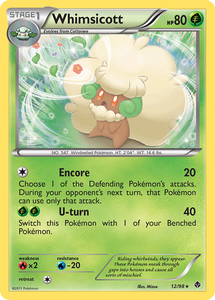 Whimsicott (12/98) [Black & White: Emerging Powers] | Chromatic Games