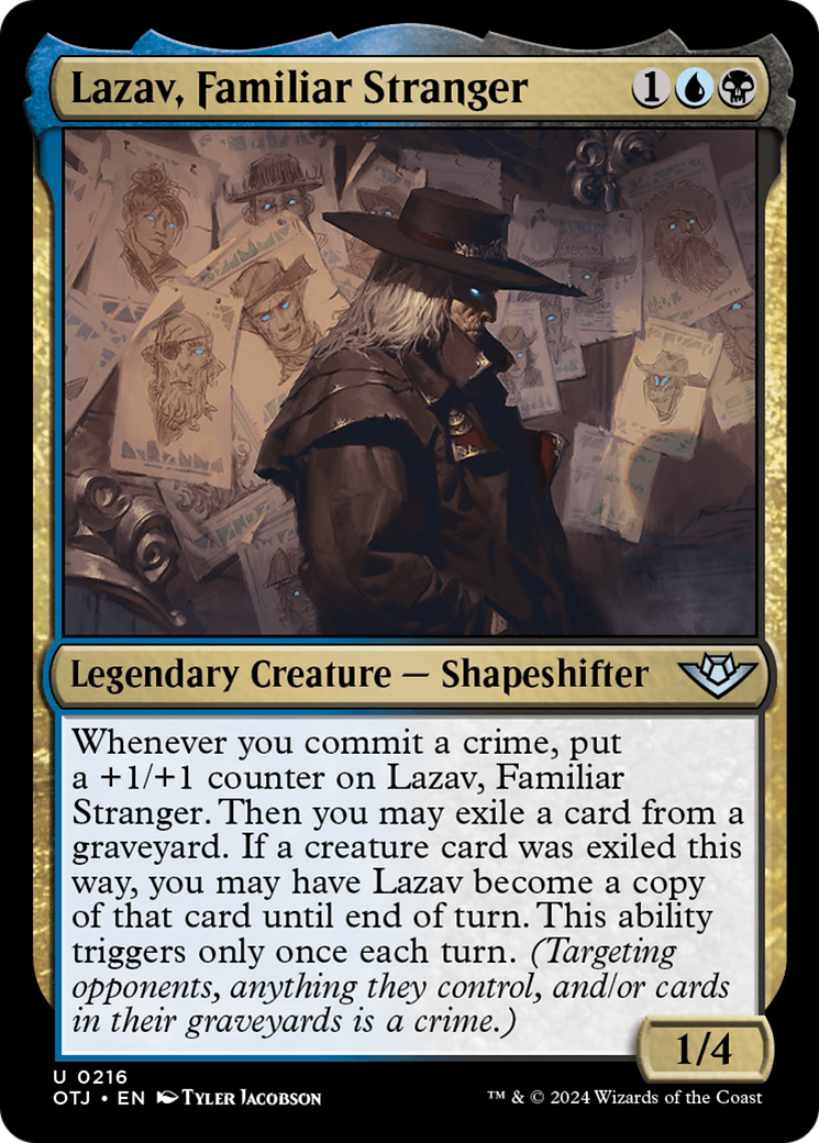 Lazav, Familiar Stranger [Outlaws of Thunder Junction] | Chromatic Games