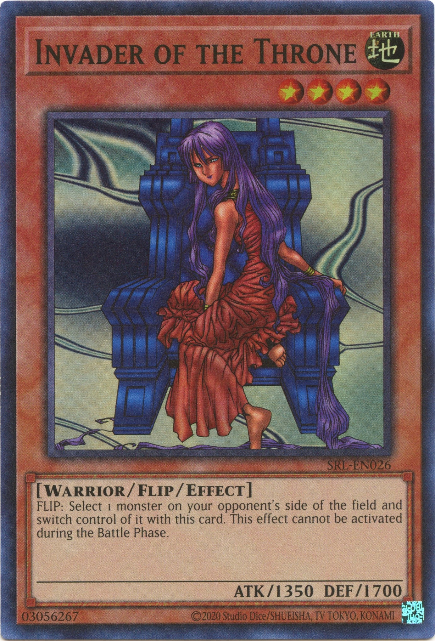 Invader of the Throne (25th Anniversary) [SRL-EN026] Super Rare | Chromatic Games