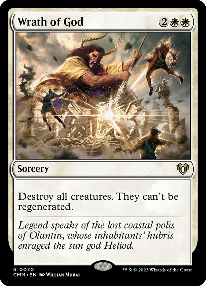 Wrath of God 70/451 (Commander Masters)  | Chromatic Games