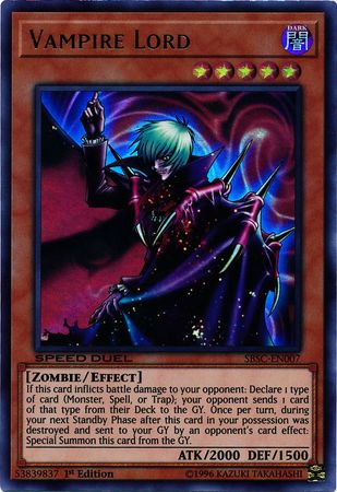 Vampire Lord [SBSC-EN007] Ultra Rare | Chromatic Games