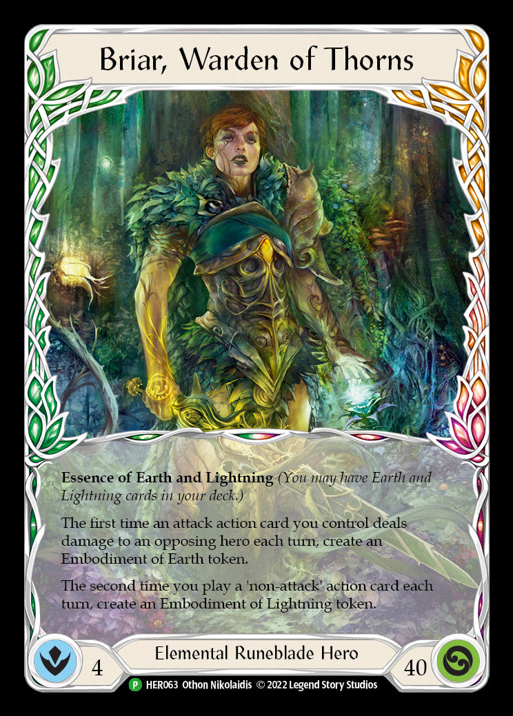 Briar, Warden of Thorns [HER063] (Promo)  Cold Foil | Chromatic Games